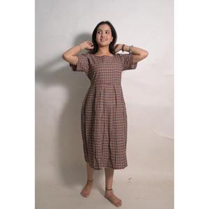 Robe longue en coton imprimé pour femme, robe bohème tissée à la main, robe d'été décontractée, tenue de fête, tenue ethnique indienne faite à la main - Product Image 4