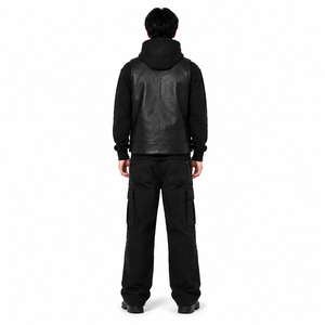 Gilet de motard en cuir de buffle vieilli de qualité supérieure pour homme, coupe ample, style streetwear, gilet MC, fabrication OEM Sialkot - Product Image 2