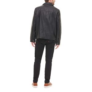 Wholesale New Arrival Cheap Price <b>Men</b> <b>Leather</b> <b>Jacket</b> High Quality Custom Design <b>Men's</b> Fashionable <b>Leather</b> <b>Jackets</b> Hot Sale - Product Image 1