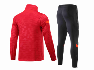 Conjunto Deportivo para Hombre, Chaqueta de Manga Larga con Cierre de Cremallera, Pantalones Largos, Estampado Geométrico, Secado Rápido, Spandex, Poliéster, Ropa de Otoño - Product Image 6