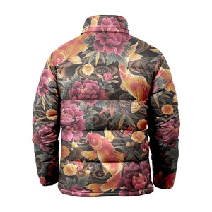 Chaqueta Acolchada Sublimada, Impermeable, para Invierno, con Estampado Completo, Logotipo Personalizado, para Hombre y Mujer, OEM, ODM, Marca Privada - Product Image 3
