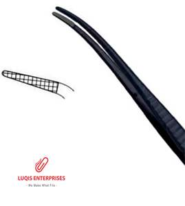 Pinzas Gillies de Carburo de Tungsteno con Dientes Finos Dentados 1x2, Instrumento Quirúrgico de Acero Inoxidable, Pinzas Médicas de Precisión - Product Image 2