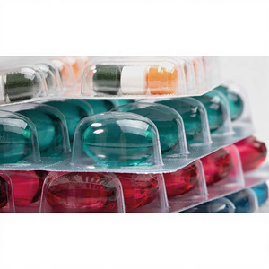 Rollo de Película de Embalaje Farmacéutico de PVdC Grado B – Precio de Liquidación de Fábrica, Color Rojo, 335 micras x 1310 mm - Product Image 1