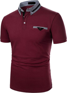 Camiseta Polo Personalizada con Bordado de Marca Personalizada, Ropa de Negocios para Hombre, Camiseta de Algodón Tejido para Hombre - Product Image 5