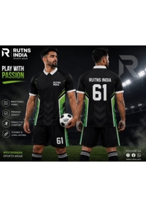 Fabricante de Camisetas de Fútbol de Manga Corta al por Mayor que Ofrece Uniformes de Equipo Personalizados con Nombres y Números de Jugadores Impresos - Product Image 5