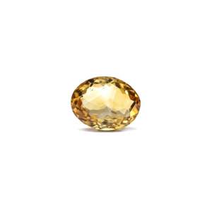 Natural Citrine Gemstone 4.05 Carat 12mm Yellow Certified Wholesale Jewelry Making - Product Image 1