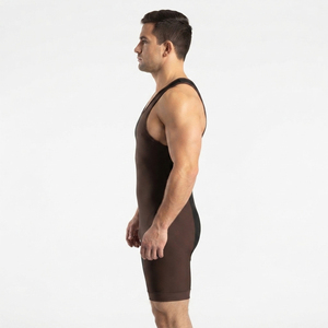 Men's Wrestling Jersey Sleeveless Compression Sublimation Wrestling Jersey Men Custom Fit Men’s Wrestling Singlet Wholesale - Product Image 3