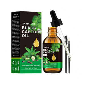 Huile de ricin en gros, pressée à froid, haute viscosité, pour la croissance de la barbe, la croissance des cils et l'épaississement des cheveux, emballage export - Product Image 1
