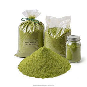 Poudre de feuilles de henné séchées 100% naturelle à haute teneur en Lawson pour usage cosmétique - Product Image 6
