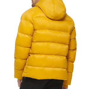 Oem Private Label Mustard Yellow Raglan Sleeve Hooded <b>Jacket</b> Urban Wear Thermal Padded Outerwear Vendor Direct Low Moq Price - Product Image 2