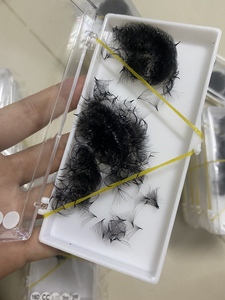 Extensions de cils Vietking Lashes préfabriquées en éventail, cheveux synthétiques, 1000 éventails, 0.05 0.07 0.03, éventails lâches 5D-20D, longueur 11mm - Product Image 4