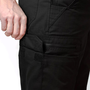 Pantalon d'uniforme de sécurité personnalisable de haute qualité pour la vente en gros, couleur unie, coupe ajustée, vêtement de travail de sécurité avec passant de ceinture réfléchissant - Product Image 4