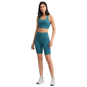 Women's Fitness Yoga Gym 2026 New Design Summer Pants Sports Shorts Polyester/Cotton Quick Dry Workout Waistband Skinny Yoga - Product Image 3