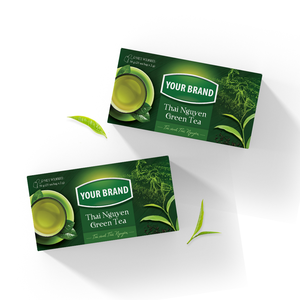 Sachets de thé vert énergisant aux herbes OEM ODM, ingrédients naturels, thé biologique, aliments et boissons, boîte de sachets de thé - Product Image 1