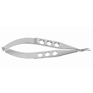 Ciseaux de transplantation corneen Katzin, lames moyennes, instrument microchirurgical ophtalmique de précision, acier inoxydable, chirurgie oculaire - Product Image 2
