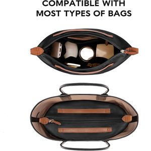 Organizer per Borsa Grande da Donna Leggera con Tasche Multiple, Inserti con Cerniera e Divisori per Tazza, Ombrello e Borsetta - Product Image 3