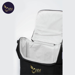 Leakproof 600D Insulated Cooler Bag with Shoulder Strap Handle Zipper Closure Portable Thermal Design for Travel Outdoor Use - Product Image 4