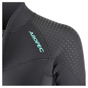 Traje de Neopreno de 2 Piezas y 3 mm para Mujer Aropec, Protección UV, Manga Larga, para Deportes Acuáticos y Buceo, con Logotipo Frontal y Cremallera Impermeable en el Pecho - Product Image 4