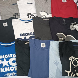 เสื้อยืดแบรนด์ดังผู้ชาย ล็อตใหญ่ คละสี ผ้าคอตตอนผสม ราคาถูก จัดส่งทันที บรรจุแบบมัด สำหรับฤดูร้อน - Product Image 5