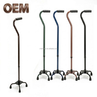 Canne pliable légère en alliage d'aluminium, personnalisable OEM/ODM, pour personnes âgées, utilisation extérieure, produits pour personnes âgées, fabriquée à Taïwan