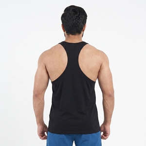 Custom Logo Men Gym Tank Top Breathable Cotton Quick Dry Fitness Bodybuilding Workout Sleeveless <b>Vest</b> Tops <b>Stringer</b> Undershirt - Product Image 2