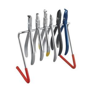 Pince dentaire Optitech Healthcare en acier inoxydable, coupe-fil orthodontique, poignée rembourrée, argent, instrument manuel de classe I, CE WE-745 - Product Image 5
