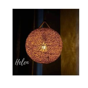 Bola de Ratán Colgante para Árbol de Navidad, Hecha en Vietnam, Venta al por Mayor, de Pequeña a Grande, Entrega Rápida, Decoración para Cafetería - Product Image 4