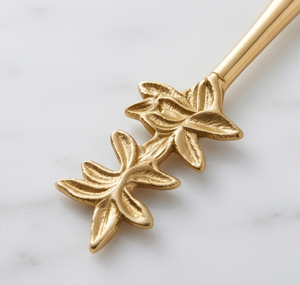 Gold Stainless Steel Cheese <b>Knife</b> Set 3 Pcs Leaf Branch Handle Cheese <b>Spreader</b> <b>Knife</b> Fork Durable Kitchenware - Product Image 2