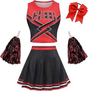 Uniformes de cheerleading personnalisés pour jeunes filles, costumes de cheerleaders professionnels pour les équipes scolaires, tenues de déguisement pour femmes - Product Image 1