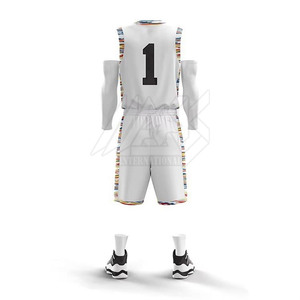 Vêtements de sport, impression de logo personnalisé, ensemble de basket-ball, nouvelle arrivée, prix bas, ensemble de basket-ball fabriqué au Pakistan - Product Image 2