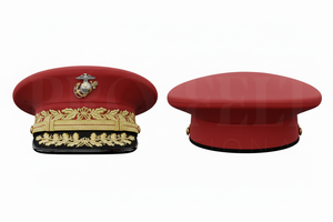 Custom Polyester OEM ODM Peak <b>Cap</b> with Gold Embroidery Design Formal Uniform Hat Classic Visor <b>Cap</b> <b>for</b> <b>Men</b> Custom Headwear - Product Image 4