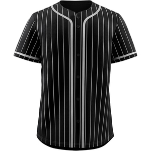 Maillots de baseball unisexes surdimensionnés en maille 100 % polyester respirant, personnalisables avec nom et logo, en gros - Product Image 1