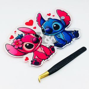 Nouveau design : Supports à cils en acrylique en forme de cœur et de papillon, écologiques et durables, porte-pinces à cils, logo personnalisé, MOQ 25 pièces - Product Image 6