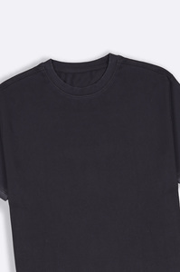 Camiseta de Cuello Redondo para Hombre, Color Sólido, Lavado Ácido, Corte Ajustado, Talla Adulto, Precio Bajo, Diseño Moderno - Product Image 6