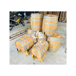 2026 VALUE FOR MONEY Premium Oak Barrel For Whiskey Storage And Wine Fermentation Handcrafted Wooden Barrel - Product Image 1