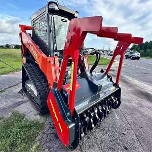 Kubota SVL75-2 Diesel-Powered Skid Steer Forestry <b>Mulcher</b> Attachment HYDAC Hydraulics Gear-Driven Design High Load Moment for - Product Image 3