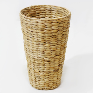 Natural Rattan Storage Basket Circle Shape Rustic Style Multi-Purpose Neatening Container - Product Image 1