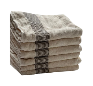 Ensemble de serviettes de bain en coton éponge absorbant, motif Dobby, serviettes pour les mains et le visage, pour hôtel, complexe hôtelier, maison, articles essentiels - Product Image 6