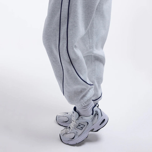 Premium Quality Fabric Wholesale Custom Women's Winter Sweatpants <b>Fleece</b> <b>Jogger</b> With Side Stripe Elastic Waist Streetwear Bottom - Product Image 5