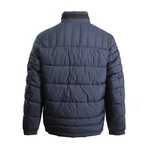 Blouson matelassé pour homme avec impression de logo personnalisé, couleur contrastée, manteau d'hiver rembourré, vêtements de rue décontractés pour homme - Product Image 2