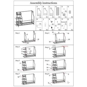 Organizzatore Extra Large per 4 Sacche da Golf, Scaffale per Garage per la Conservazione di Mazze e Accessori - Product Image 3