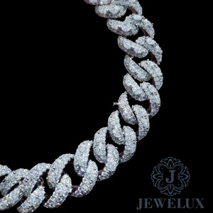 Premium Quality Moissanite <b>Silver</b> Tennis <b>Bracelet</b> for Unisex with High Brilliance Stones Gift Export Competitive Wholesale Price - Product Image 1