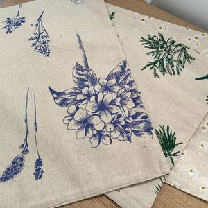 ผู้จัดจำหน่ายขายส่งแผ่นรองจานผ้าฝ้ายแบบกำหนดเอง ทันสมัย ทนความร้อน สำหรับรับประทานอาหาร - Product Image 1