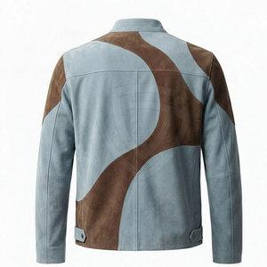 Premium <b>Suede</b> <b>Leather</b> <b>Jacket</b> Featuring Smooth Soft Finish Classic Design Comfortable Fit For Casual And Outdoor Wear - Product Image 2