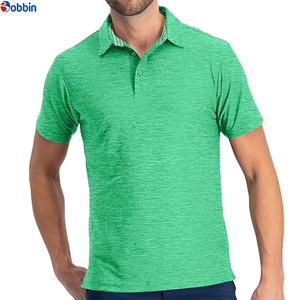 Polos de Hombre de Alto Rendimiento con Cuello Camisero, Estilo Casual de Negocios, Transpirables y Cómodos, Diseño Sólido con Técnica de Bordado - Product Image 2