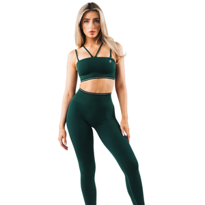 Soutien-gorge de sport sans couture pour femme avec bretelles amovibles, bandeau très élastique, idéal pour le yoga, la gym, l'entraînement, le fitness, l'athleisure et les tenues de sport OEM - Product Image 3