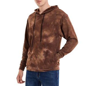 Sudadera con Capucha para Hombre, Estilo Mineral Wash, Felpa Gruesa, Diseño de Hombros Caídos, para Moda Urbana Moderna - Product Image 6