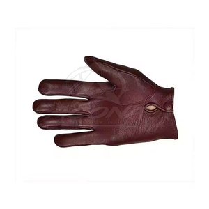Leather Gloves Breathable Durable Protective Handwear for Engineering Manufacturing and Utility Workers - Product Image 2
