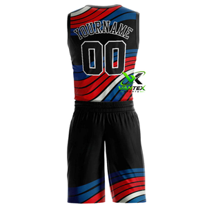 Conjunto de Uniforme de Baloncesto VANTEX, Diseño Degradado Azul, Número 00, Transpirable y Ecológico - Product Image 6
