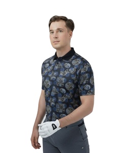 Camiseta Deportiva de Golf de Secado Rápido, Resistente a los Rayos UV, Talla Grande, con Elasticidad en 4 Direcciones, Poliéster y Spandex, Logotipo Personalizado, Servicio OEM y ODM - Product Image 1